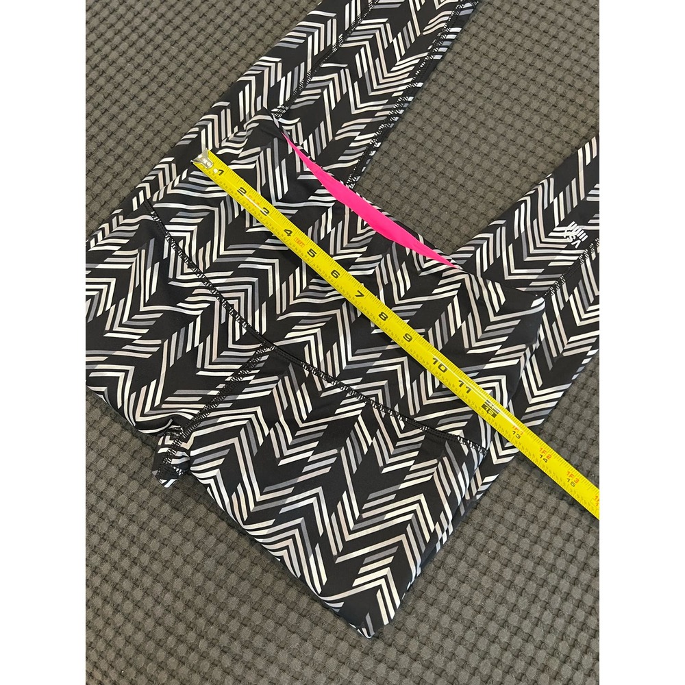 Victoria Secret Capri‎ Leggings | NWOT Womens Black White Print Athletic Pants - Picture 5 of 8